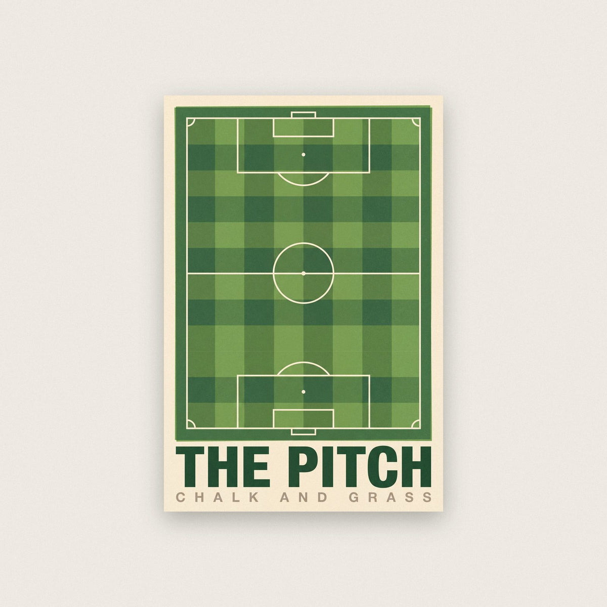 The Pitch Football Art Print