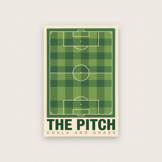 The Pitch Football Art Print