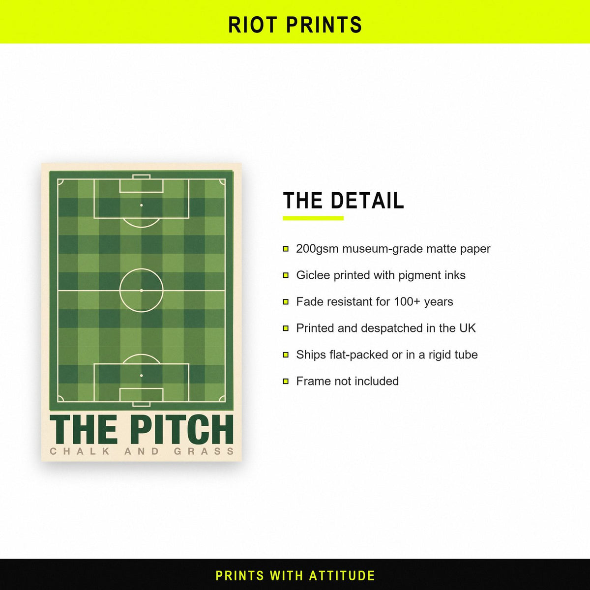 The Pitch Football Art Print