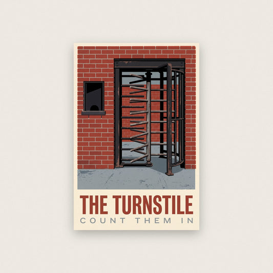The Turnstile Football Art Print