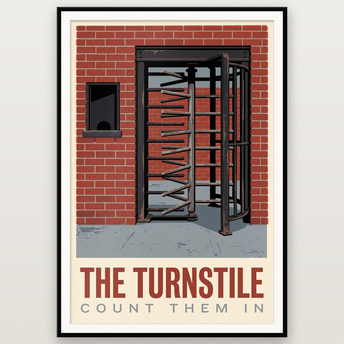 The Turnstile Football Art Print