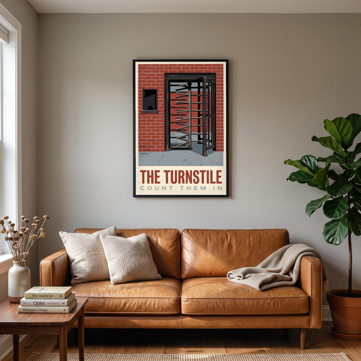 The Turnstile Football Art Print