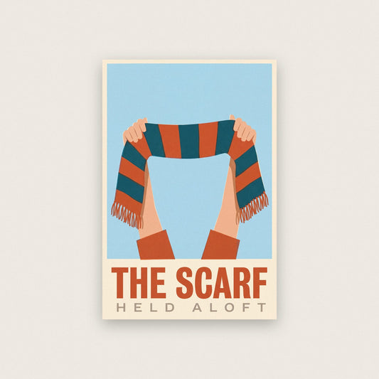 The Scarf Football Art Print