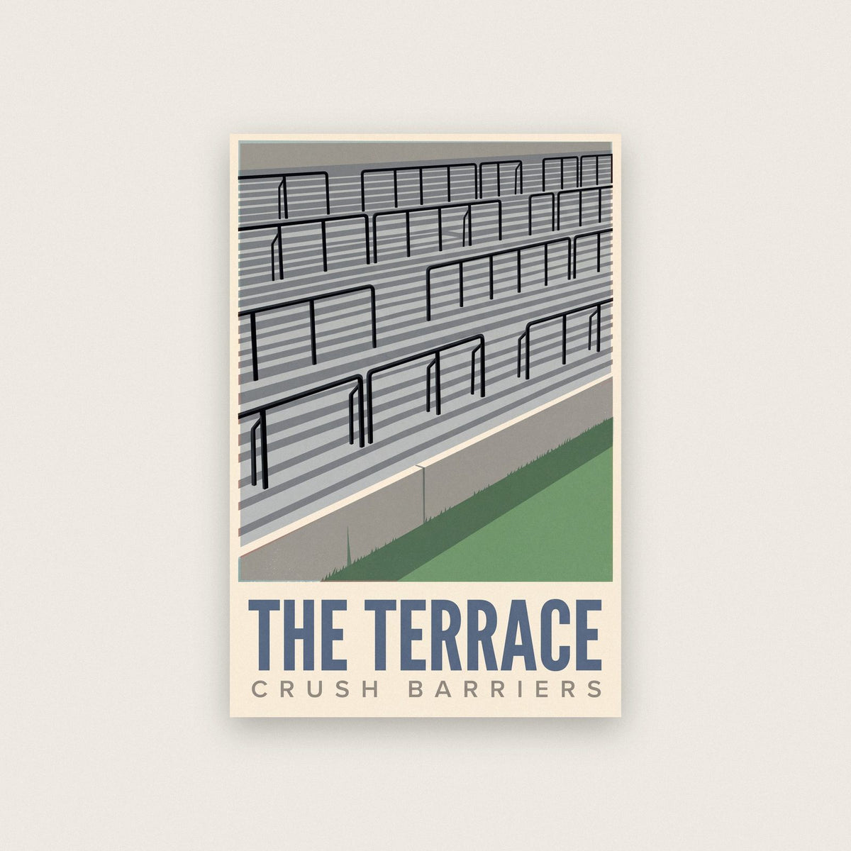 The Terrace Football Art Print