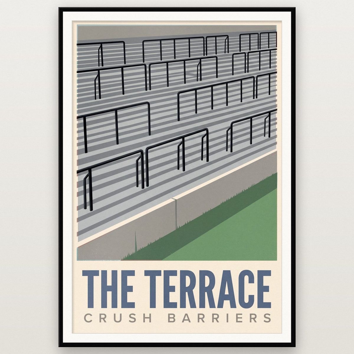 The Terrace Football Art Print