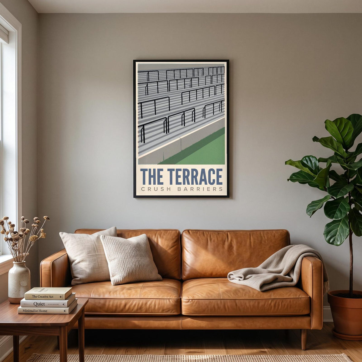 The Terrace Football Art Print