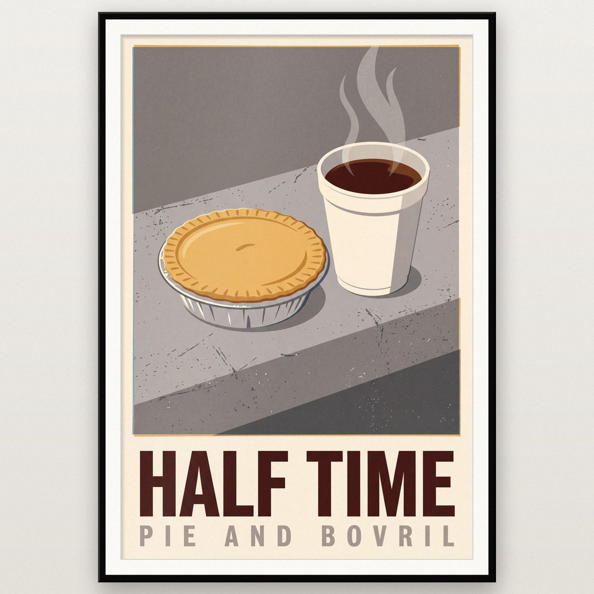 Half Time Football Art Print