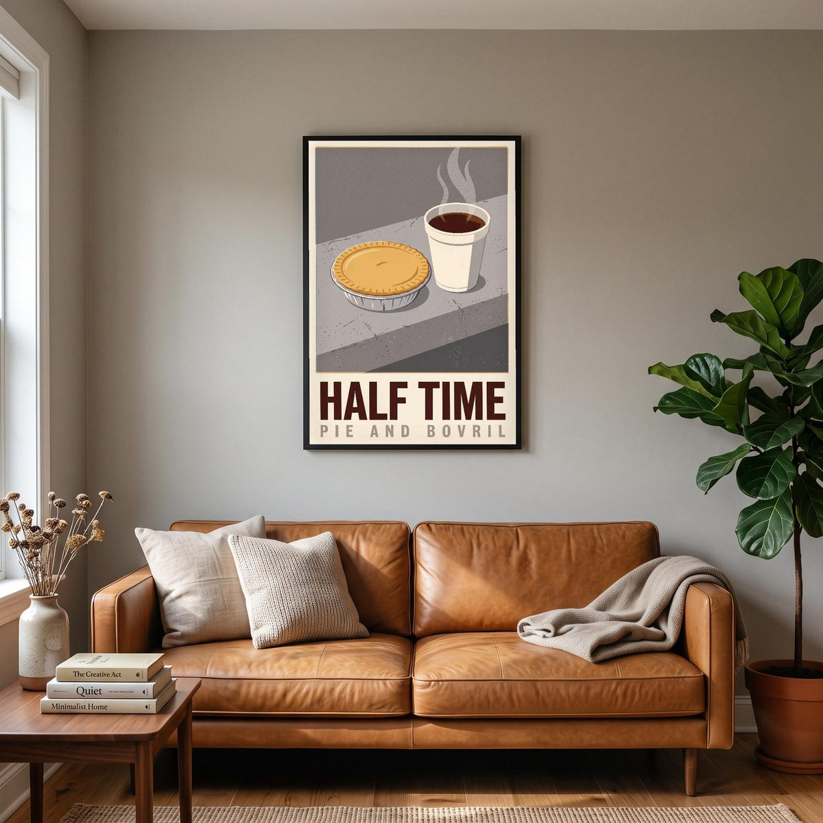 Half Time Football Art Print
