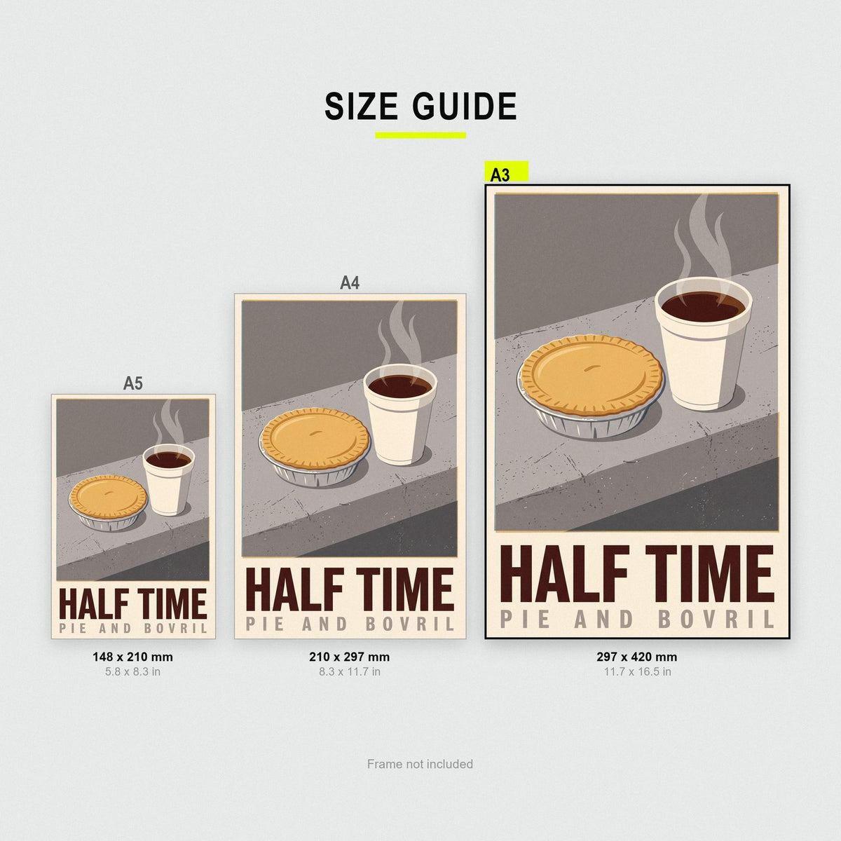 Half Time Football Art Print