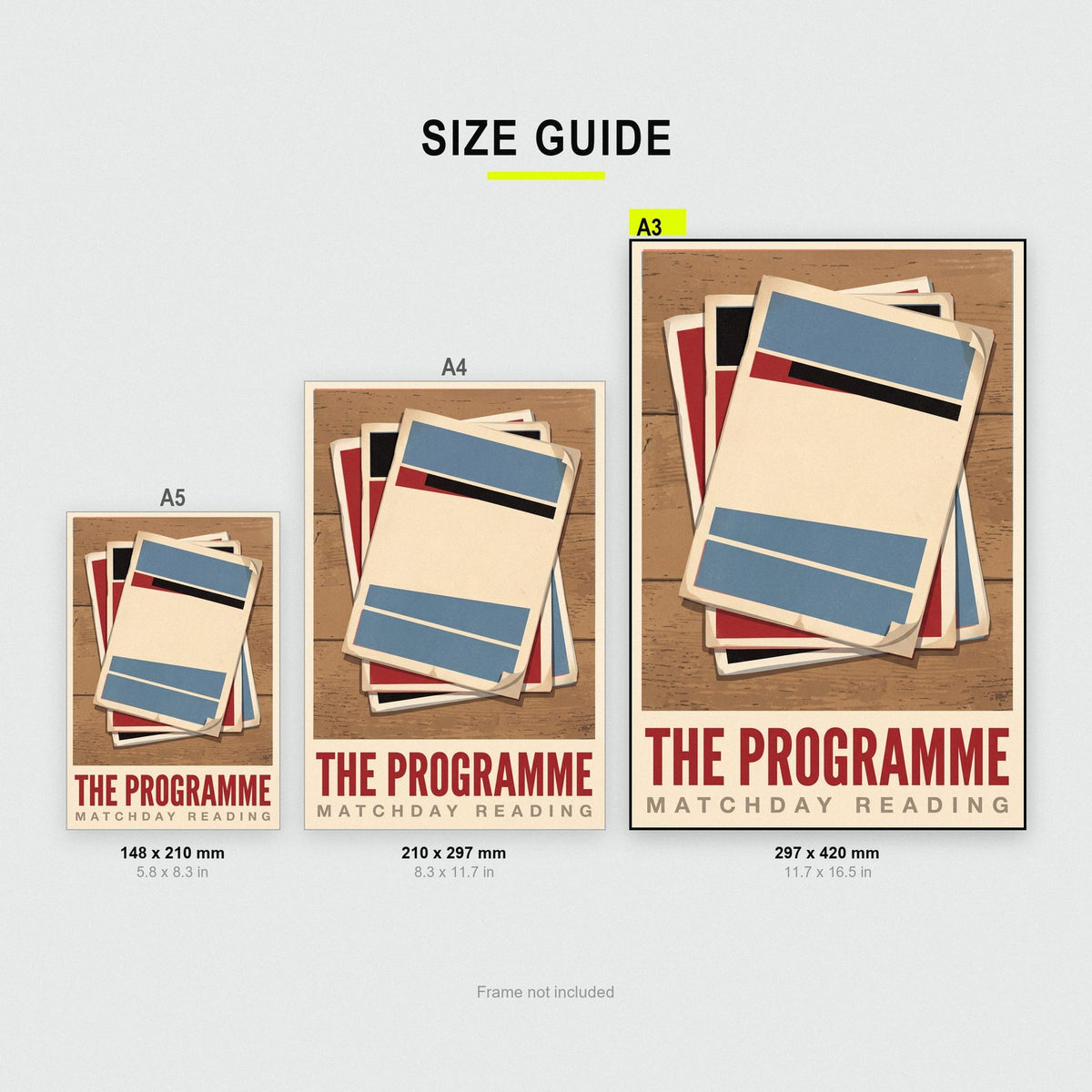 The Programme Football Art Print