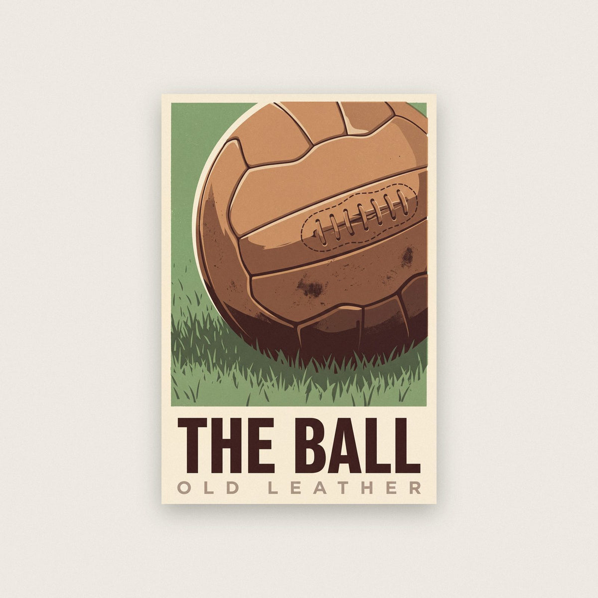 The Ball Football Art Print