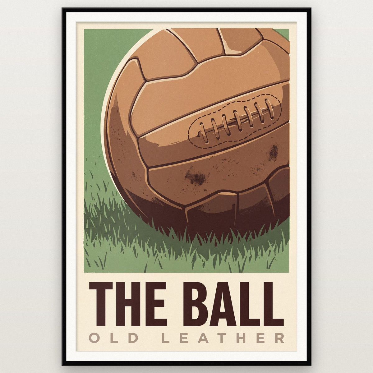 The Ball Football Art Print