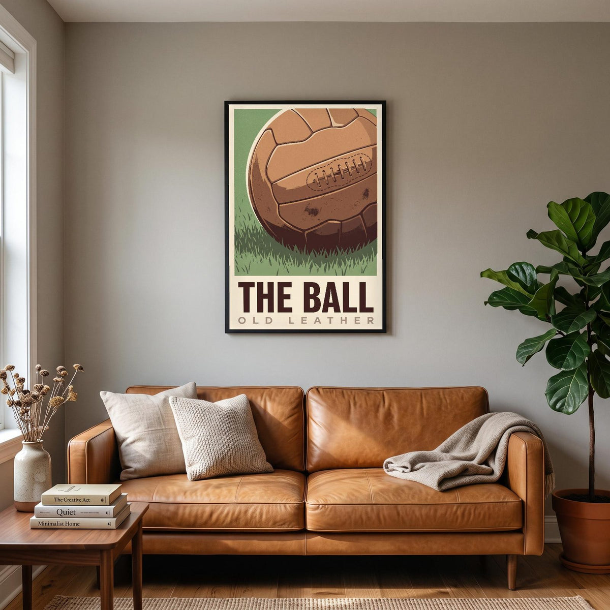 The Ball Football Art Print