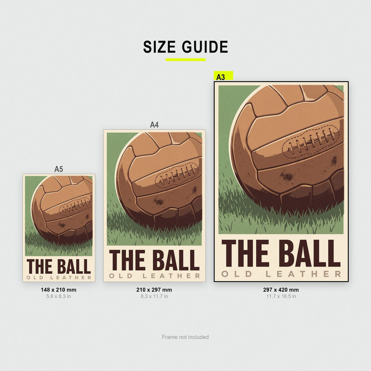 The Ball Football Art Print