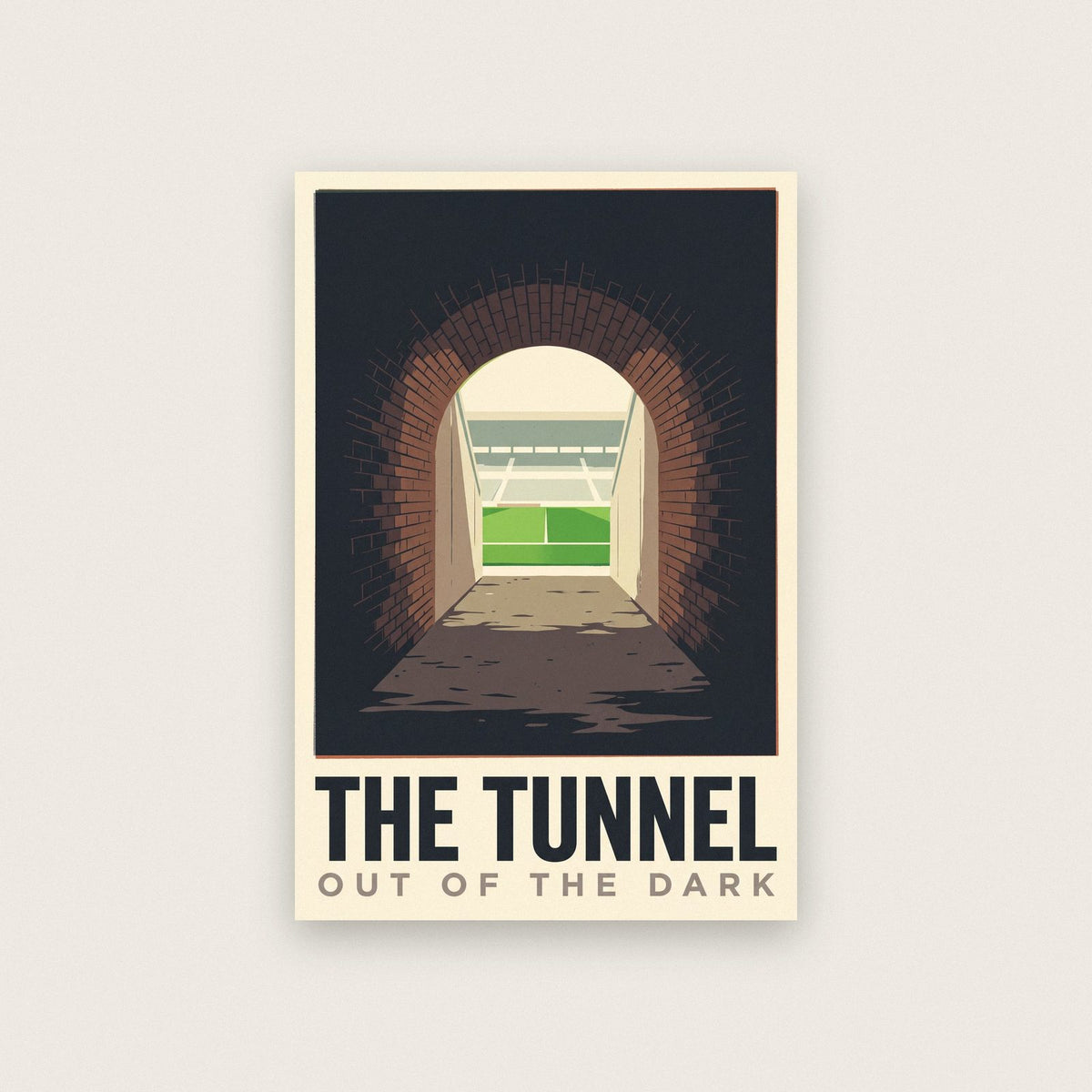 The Tunnel Football Art Print