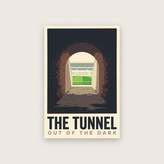 The Tunnel Football Art Print