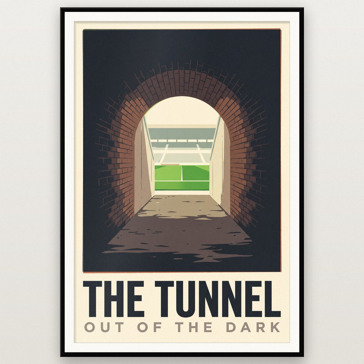 The Tunnel Football Art Print