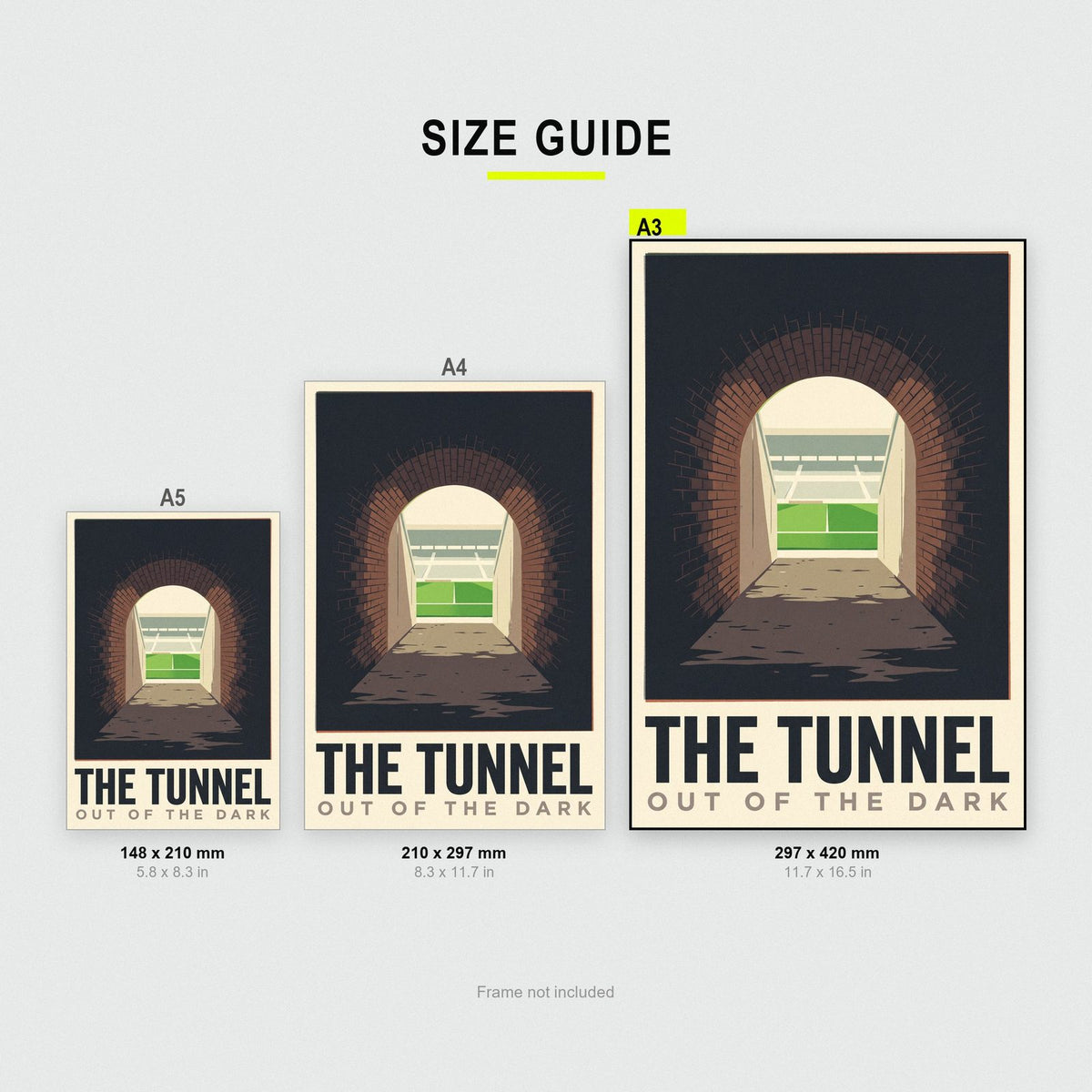 The Tunnel Football Art Print