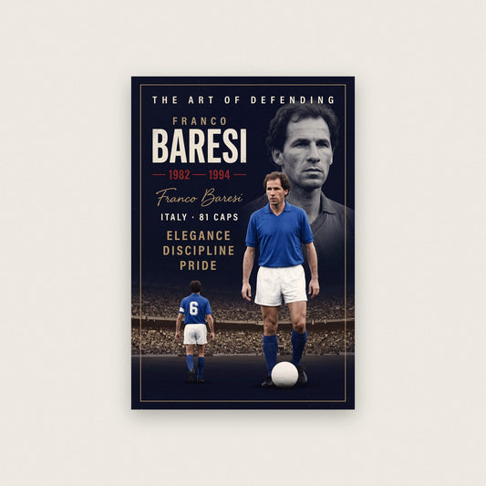 Franco Baresi AC Milan Italy Legend Print