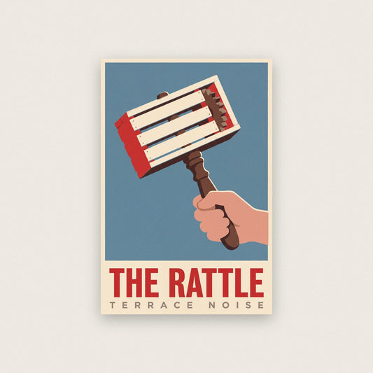 The Rattle Football Art Print