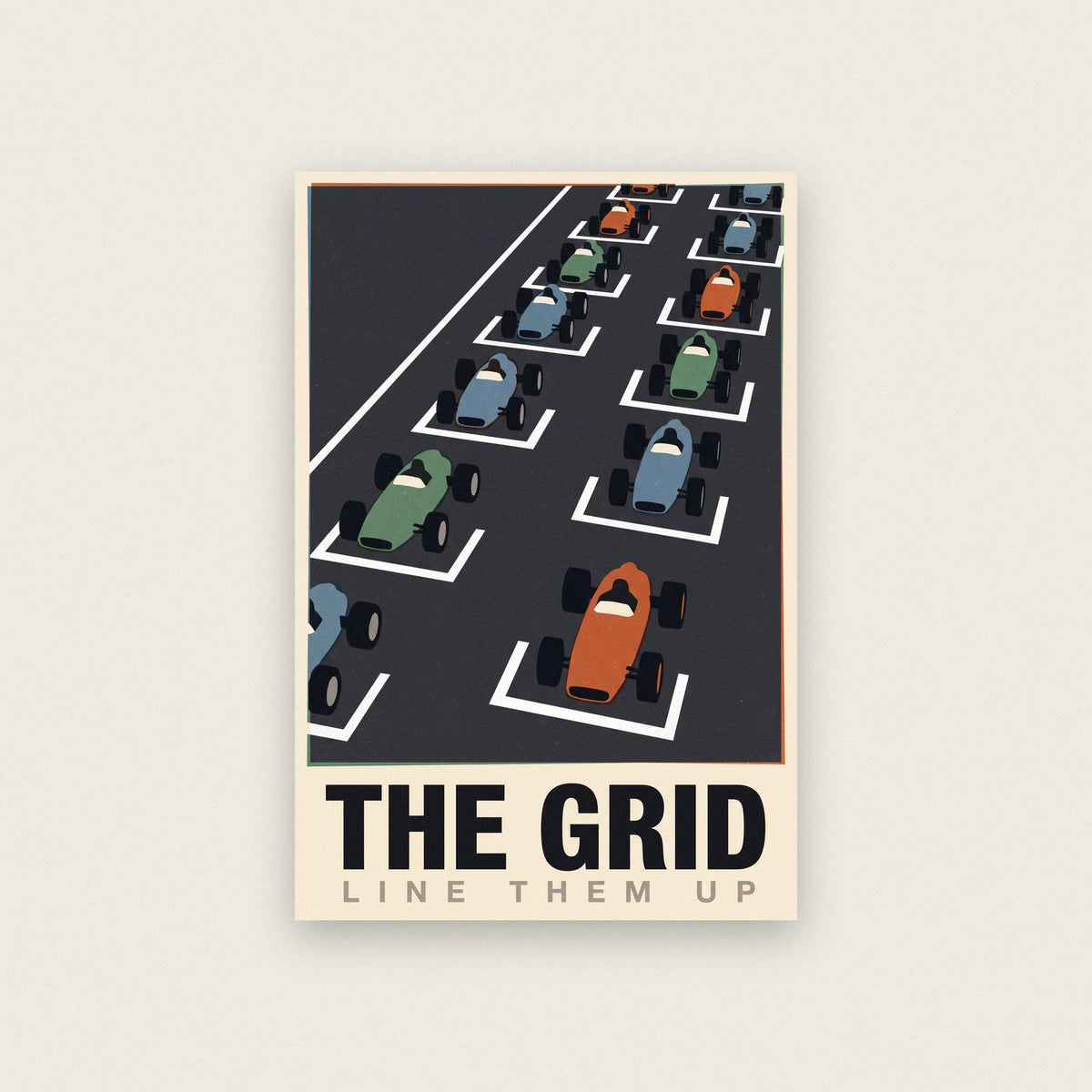 The Grid Motorsport Art Print