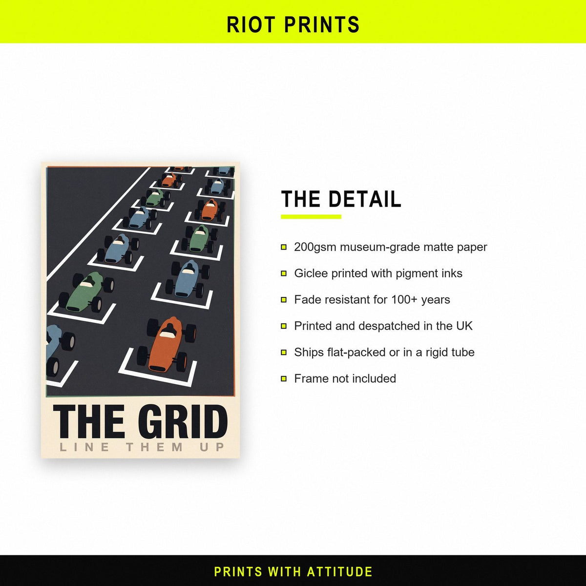 The Grid Motorsport Art Print