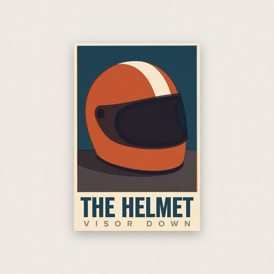 The Helmet Motorsport Art Print