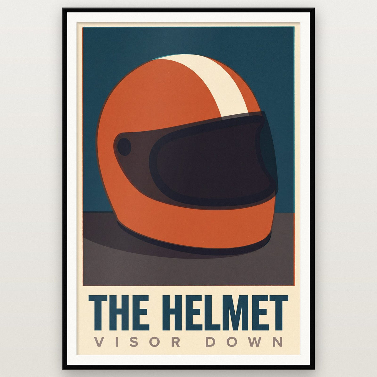 The Helmet Motorsport Art Print