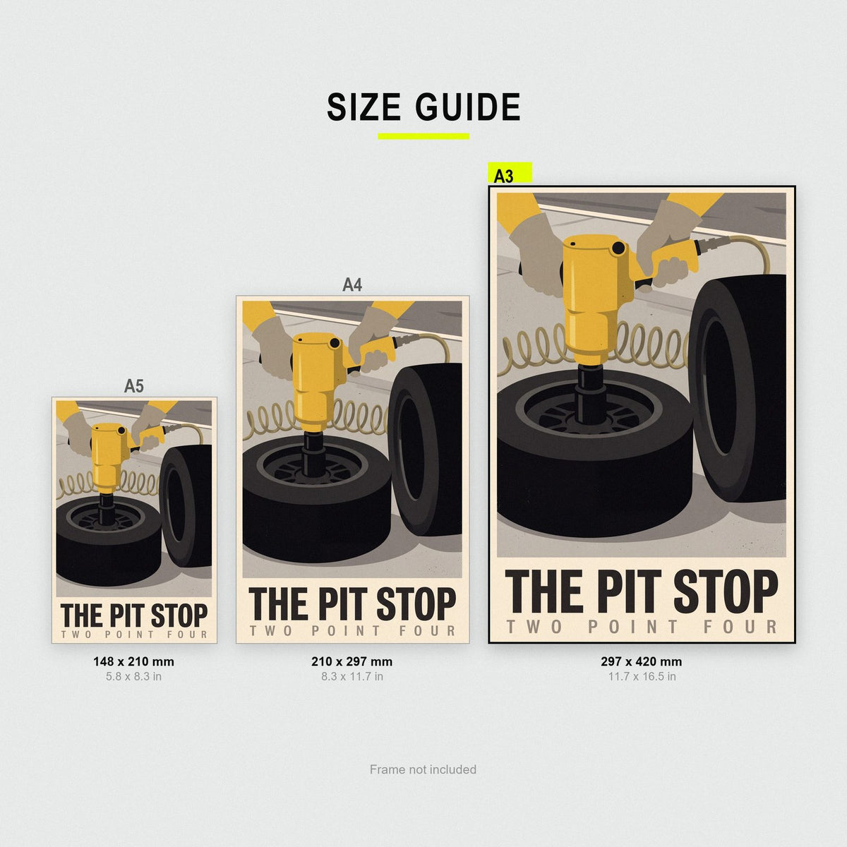 The Pit Stop Motorsport Art Print