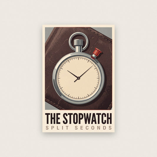 The Stopwatch Motorsport Art Print