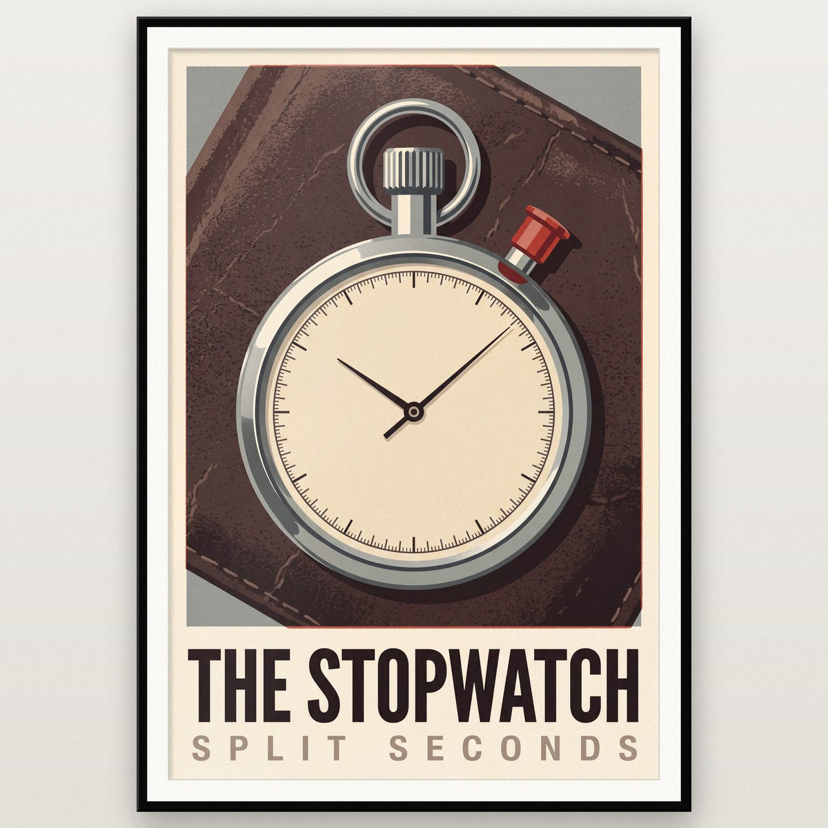 The Stopwatch Motorsport Art Print