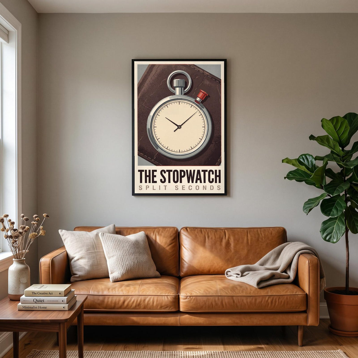 The Stopwatch Motorsport Art Print