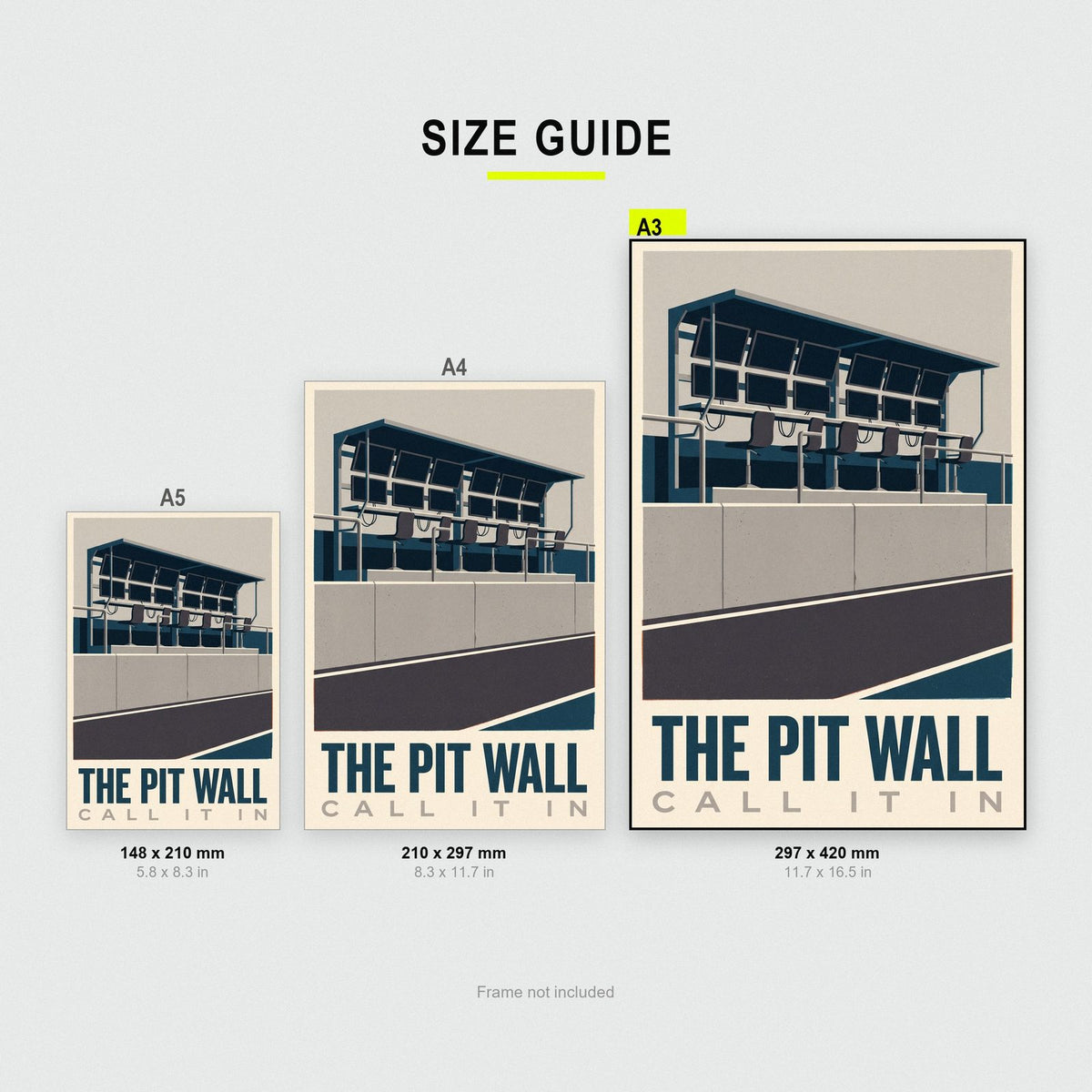 The Pit Wall Motorsport Art Print
