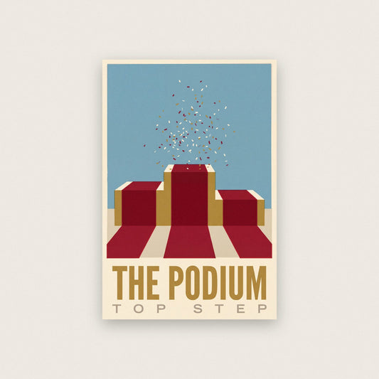 The Podium Motorsport Art Print