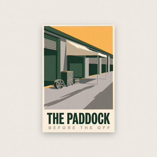 The Paddock Motorsport Art Print