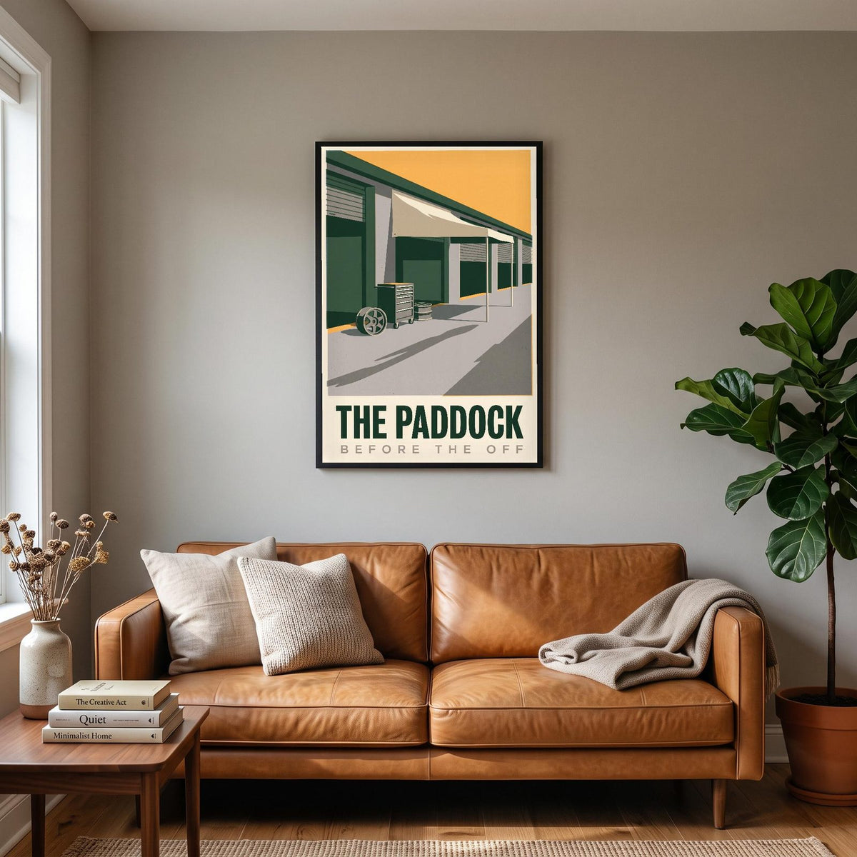 The Paddock Motorsport Art Print