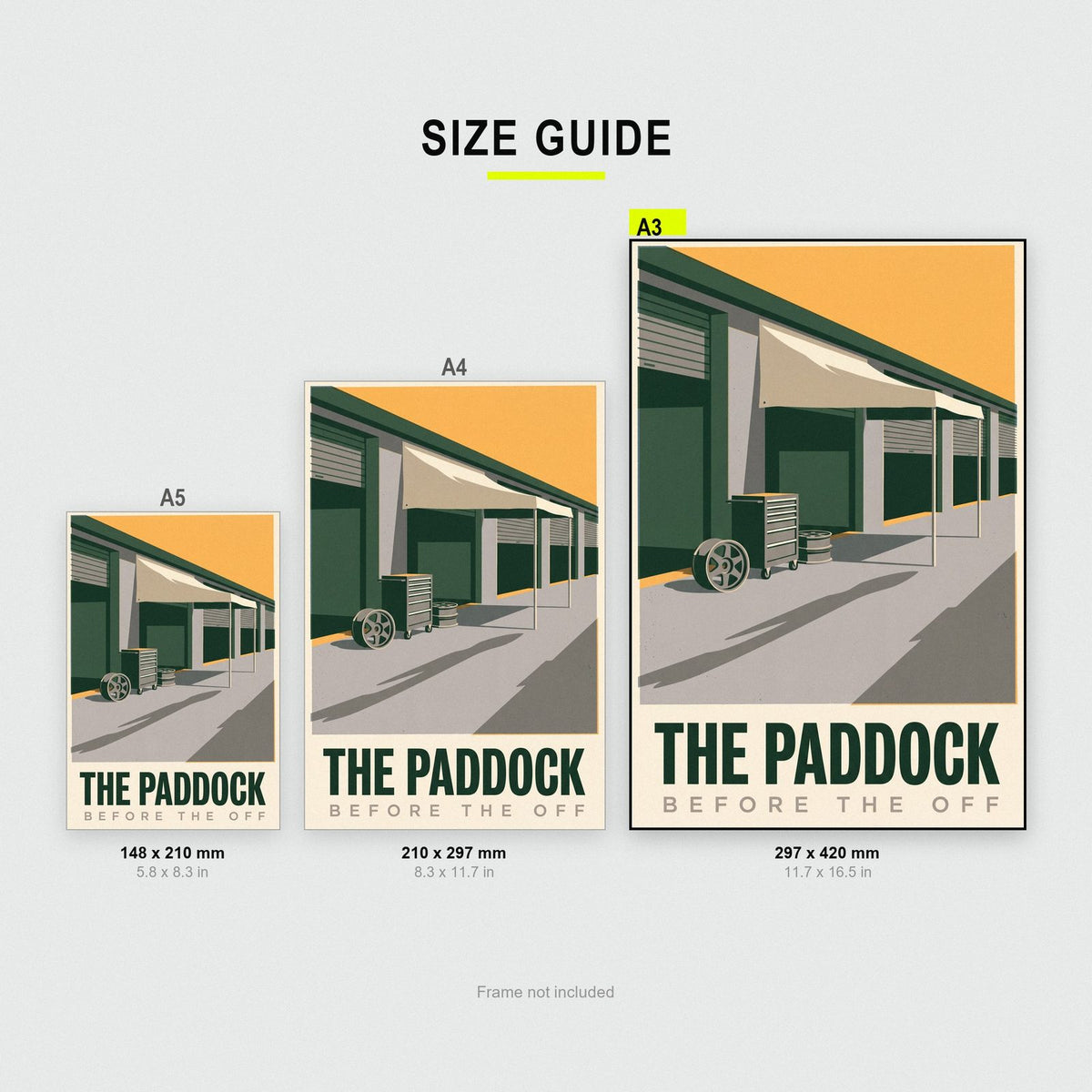 The Paddock Motorsport Art Print