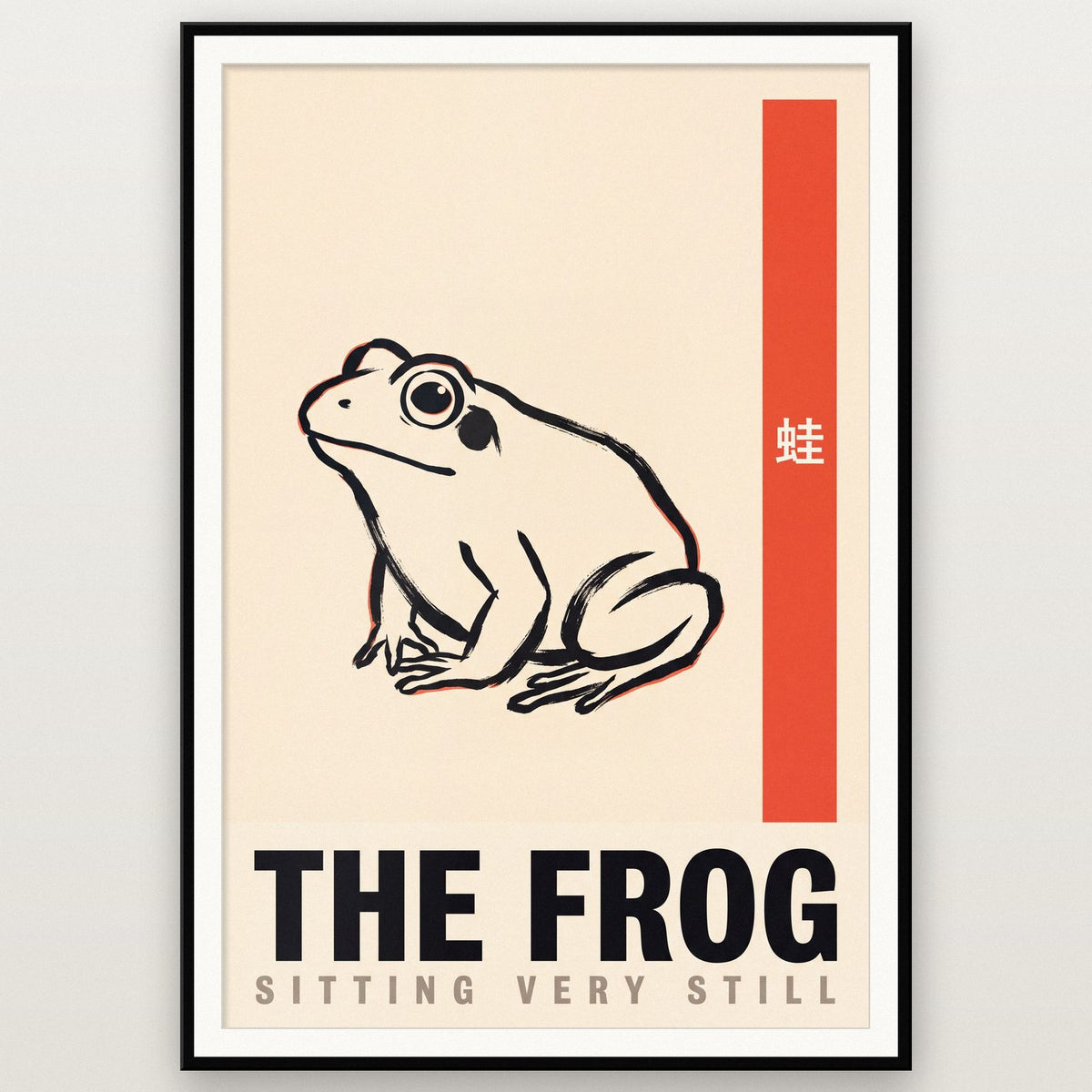 The Frog Japanese Minimal Art Print