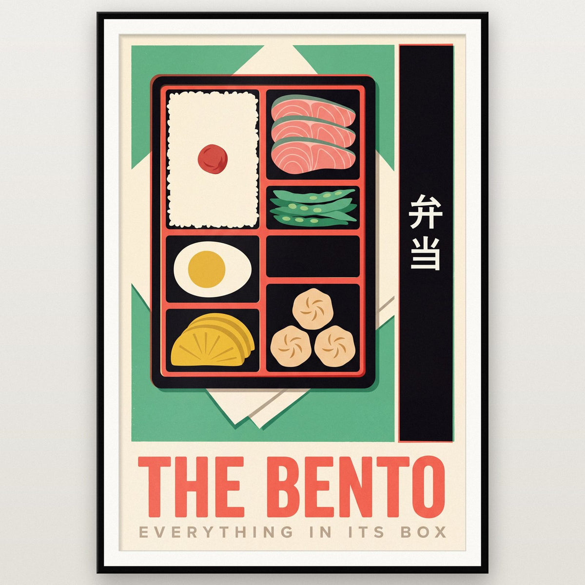 The Bento Japanese Food Art Print