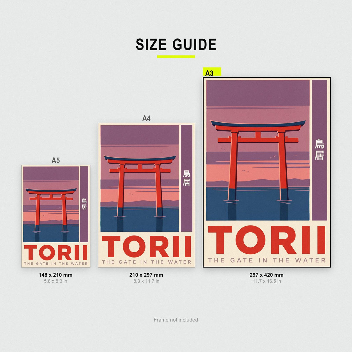 Torii The Gate In The Water Japanese Art Print