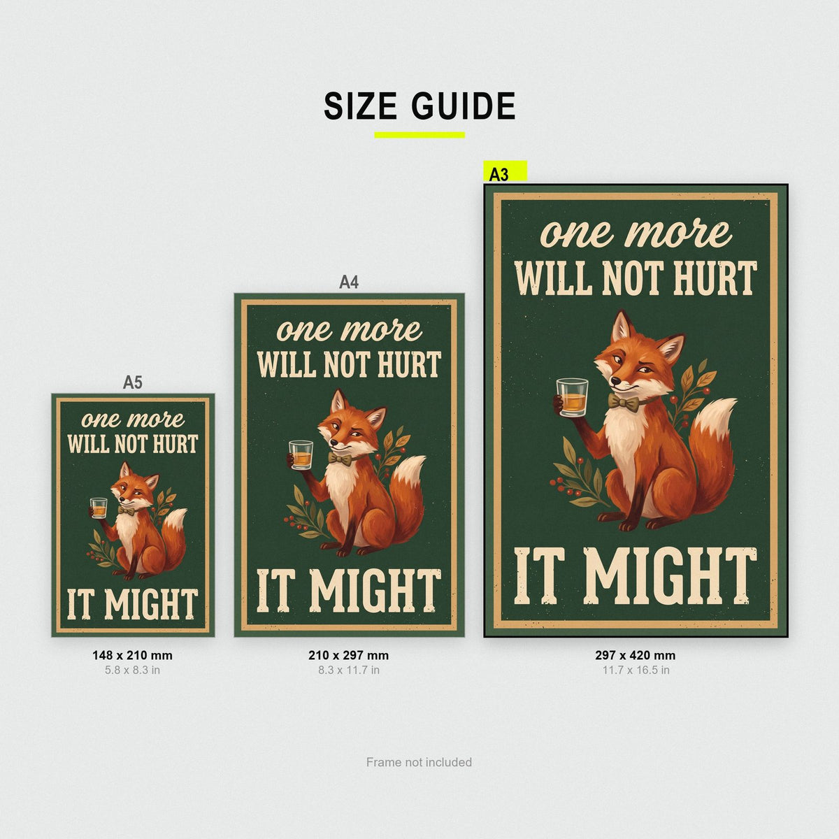 One More Will Not Hurt It Might Fox Art Print