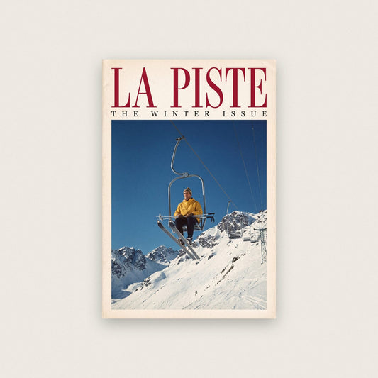 La Piste The Winter Issue Ski Art Print