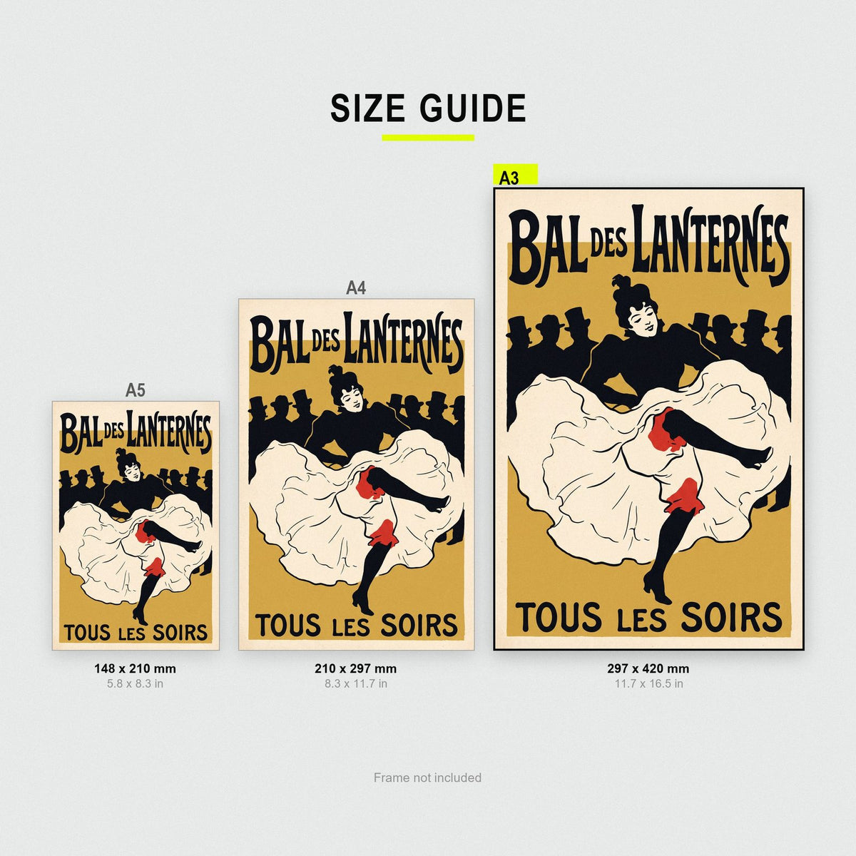 Bal Des Lanternes Cabaret Poster Art Print