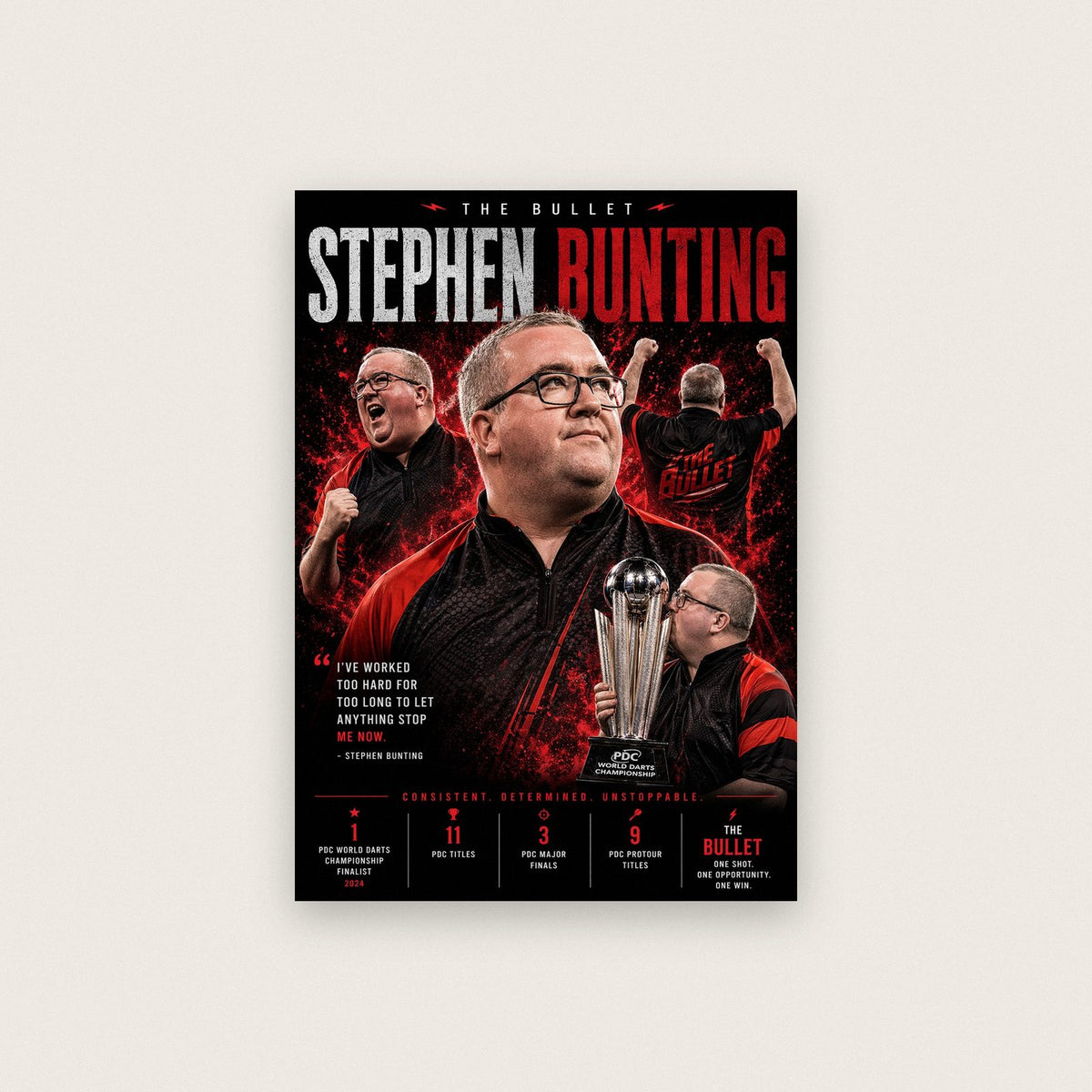 Stephen Bunting The Bullet Darts Print