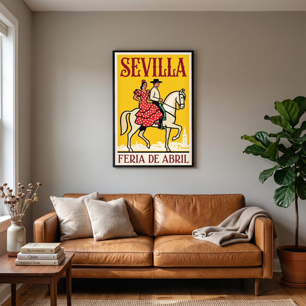 Sevilla Feria De Abril Spanish Poster Art Print