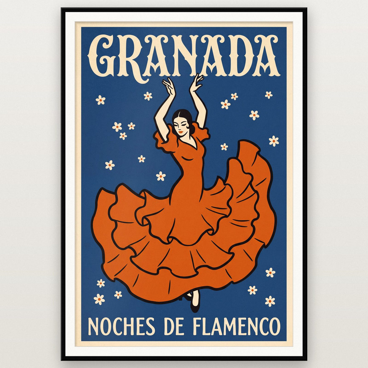 Granada Noches De Flamenco Spanish Poster Art Print