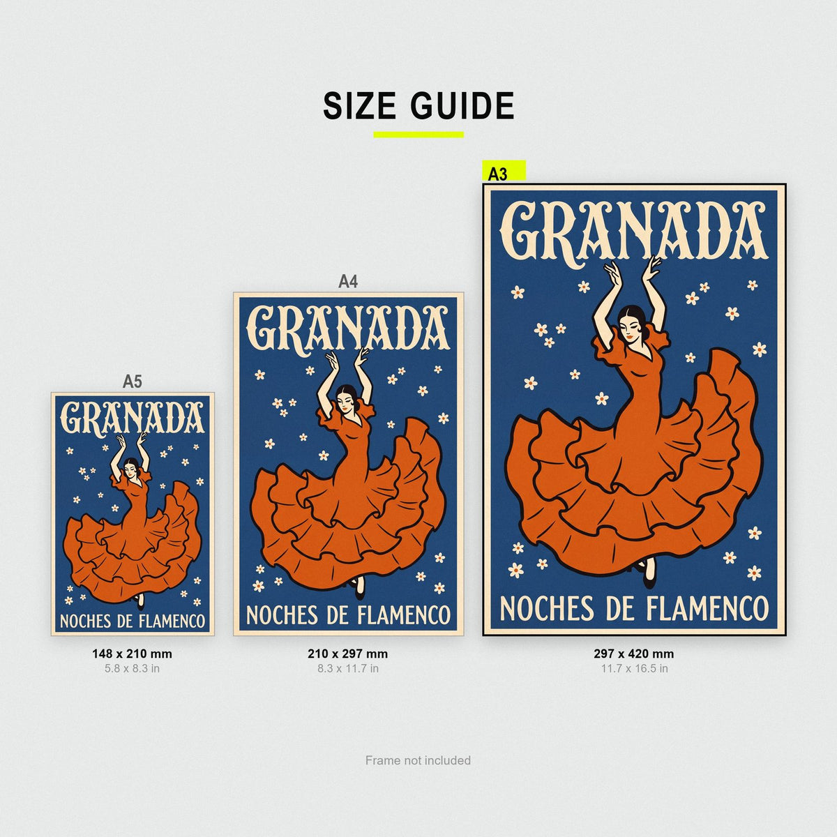 Granada Noches De Flamenco Spanish Poster Art Print