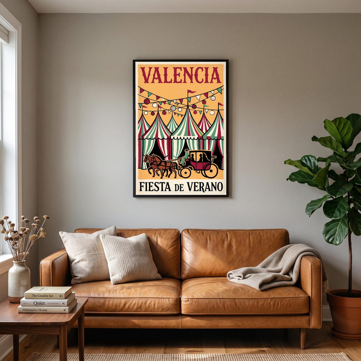 Valencia Fiesta De Verano Spanish Poster Art Print