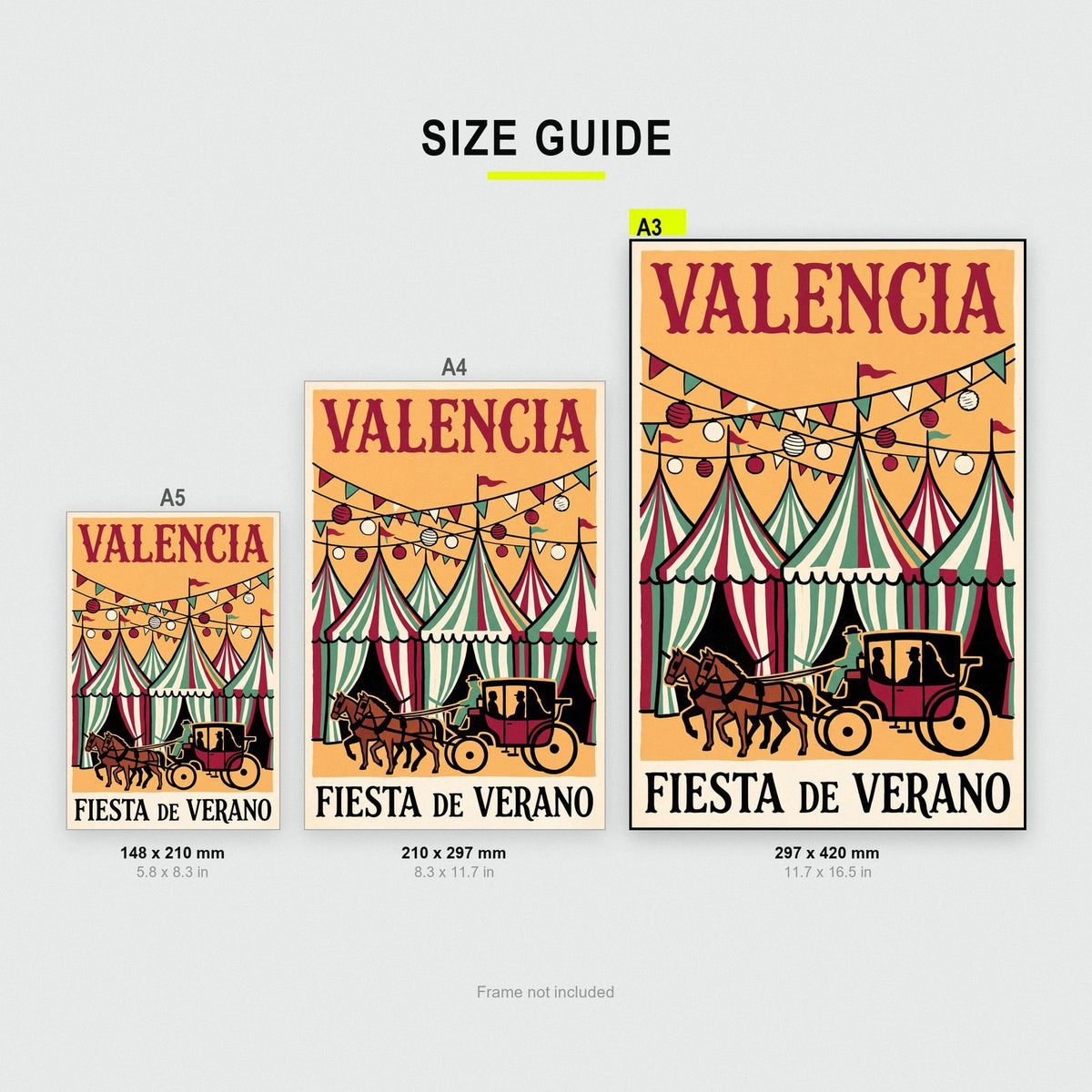 Valencia Fiesta De Verano Spanish Poster Art Print