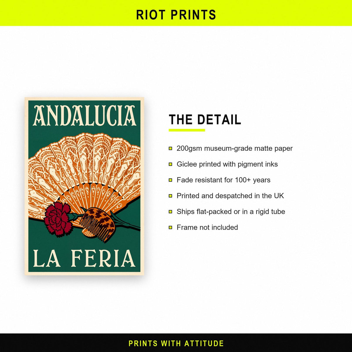 Andalucia La Feria Spanish Poster Art Print